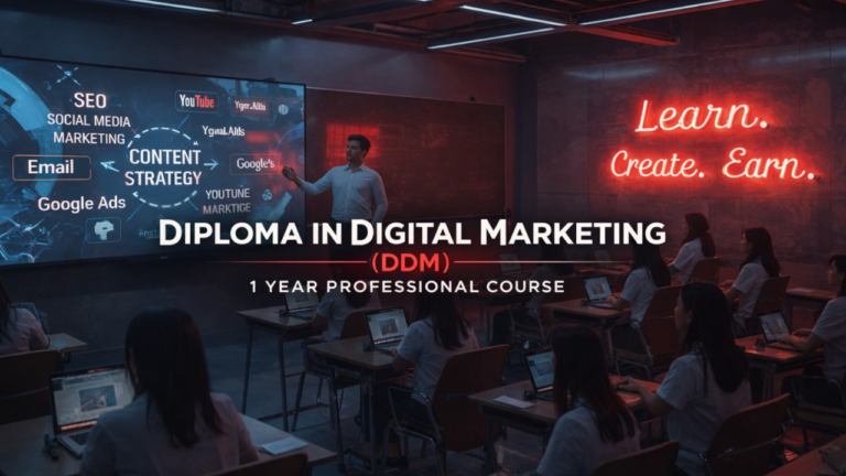 Diploma in Digital Marketing (DDM) – 1 Year