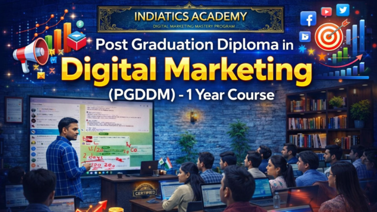 Post Graduation Diploma in Digital Marketing (PGDDM) – 1 Year Course