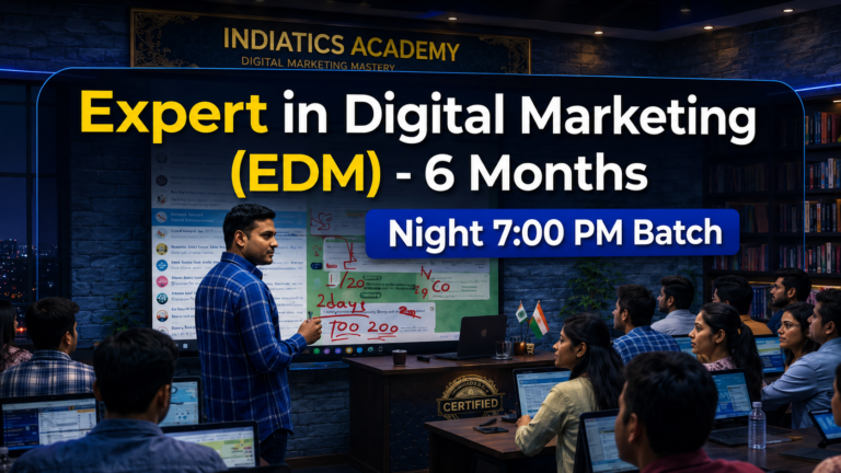 7:00 PM – Expert in Digital Marketing